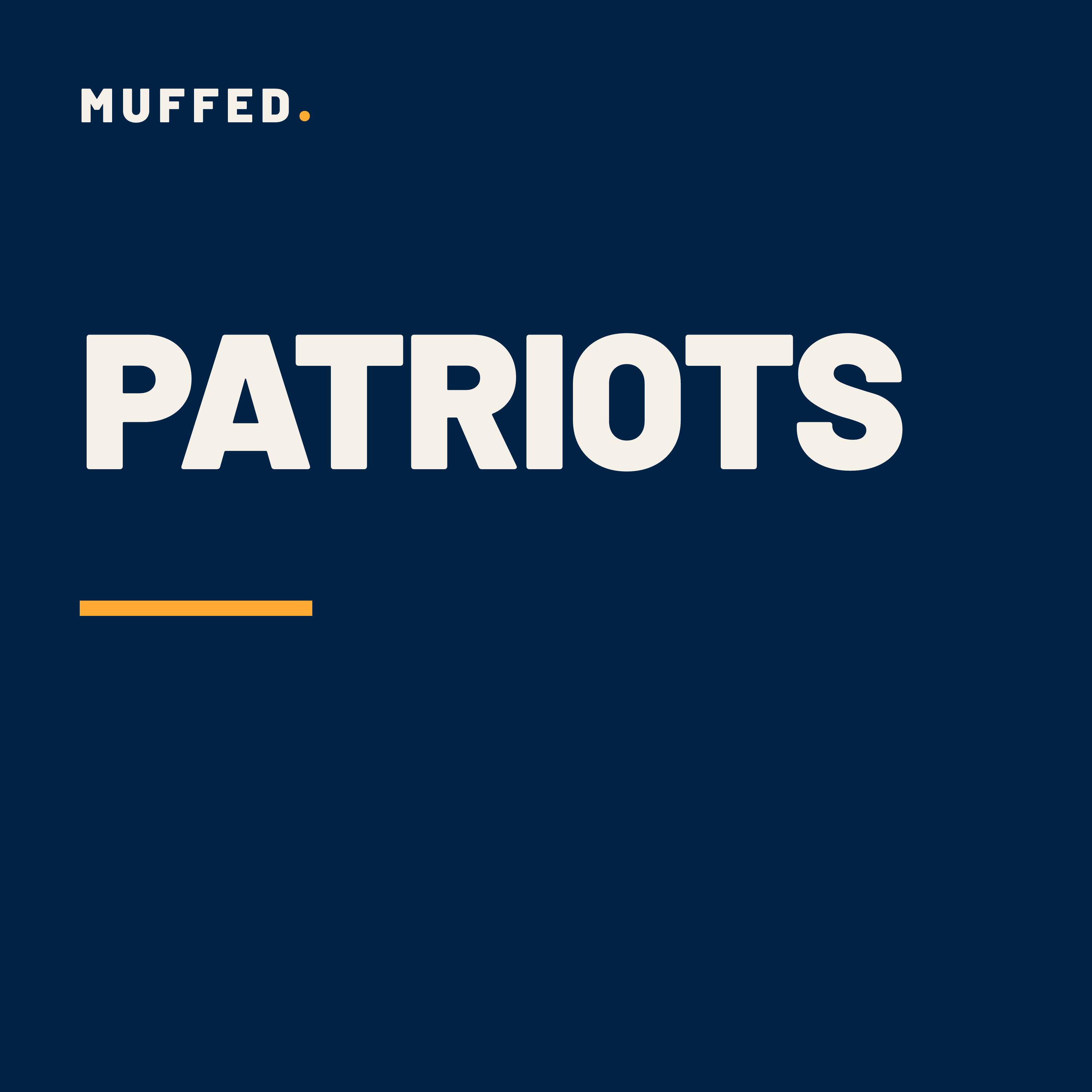 New England Patriots podcast cover art